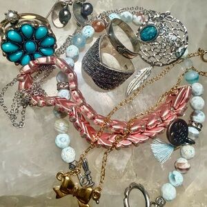 Jewelry Set/ Magnetic healing bracelet, 925 Marcasite 💍Ring & MORE